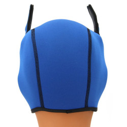 Kinky Puppy Cagoule Puppy Fox Néoprène Bleu-Rouge
